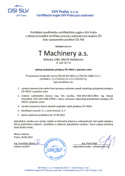 Prohlášení_SVV-ČDV95_5 | Certifikáty